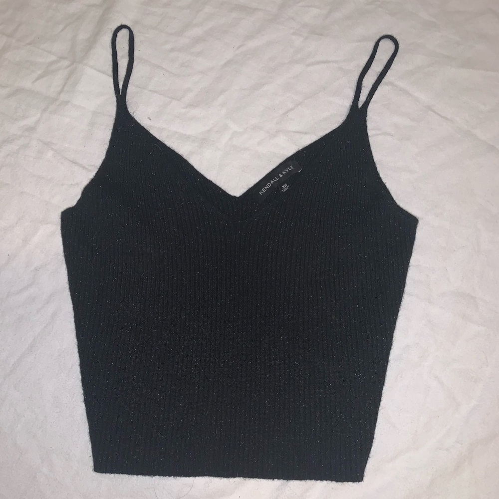 Kendall and Kylie sparkly crop top